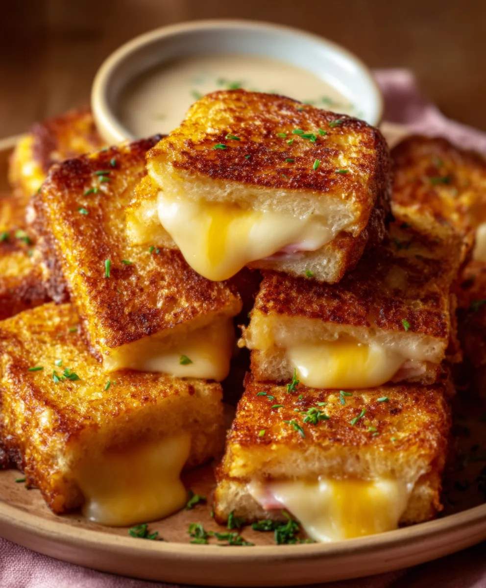Hawaiian Roll Grilled Cheese- Easy & Delicious