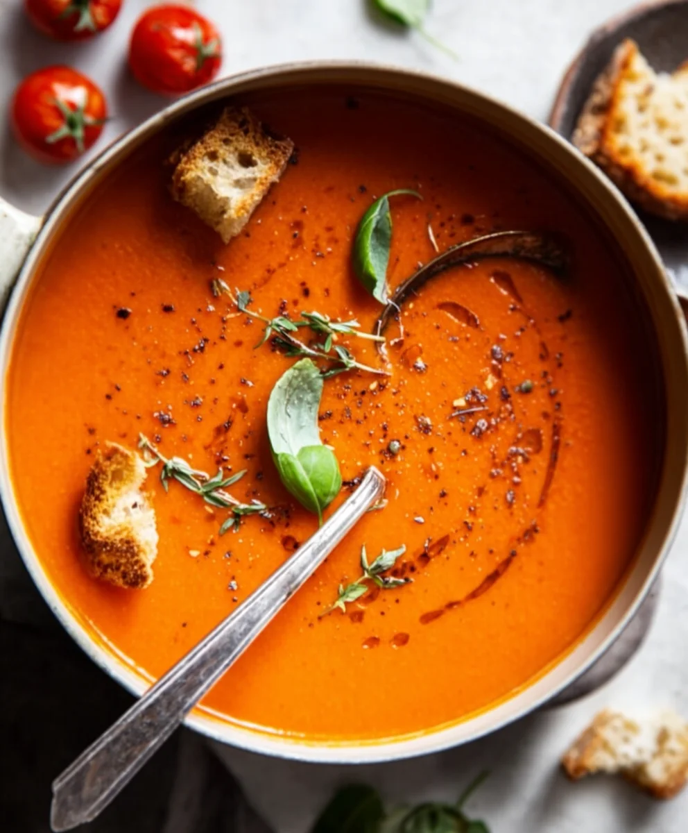 Creamy Tomato Soup - Easy Winter Comfort