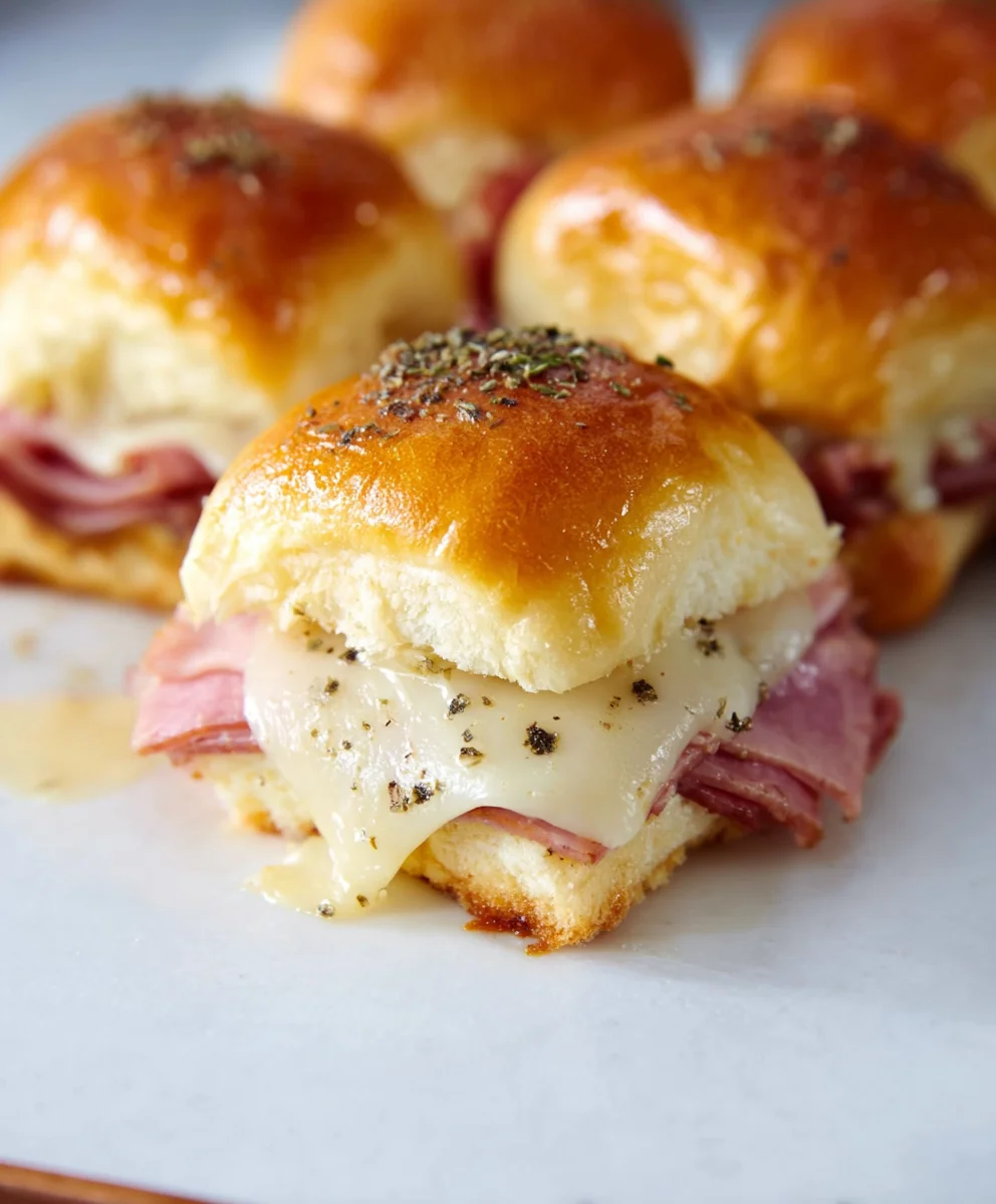 Beef Beef Ham Cheese Sliders Easy Party Recipe