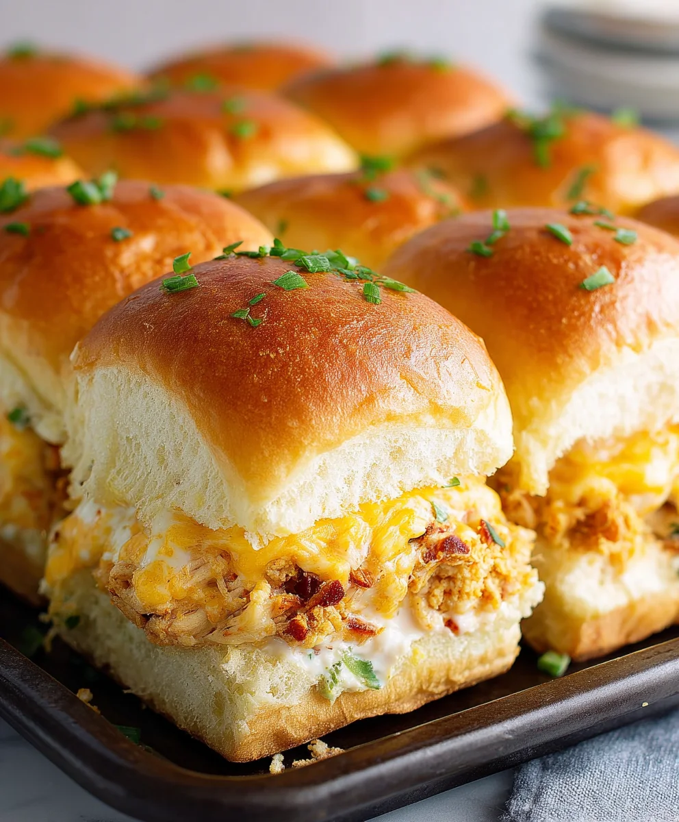Crack Chicken Sliders - Easy Hawaiian Roll Recipe