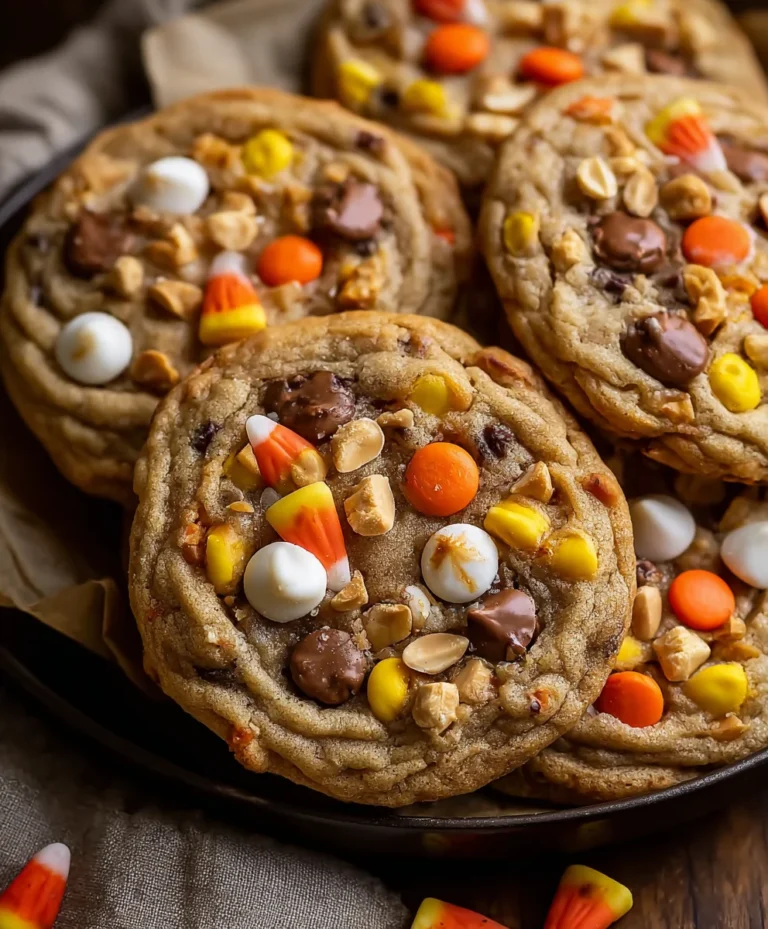 Candy Corn Trail Mix Cookies – Easy Fall Treat