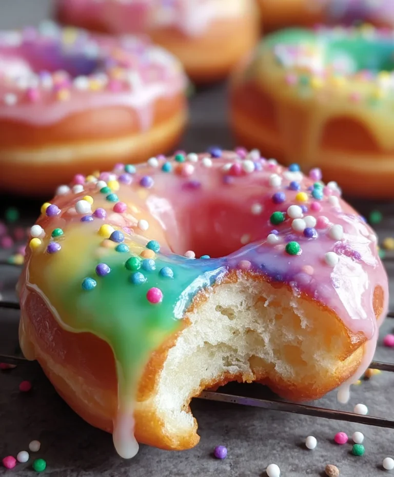 Rainbow Filled Doughnuts – Delicious & Fun Recipe