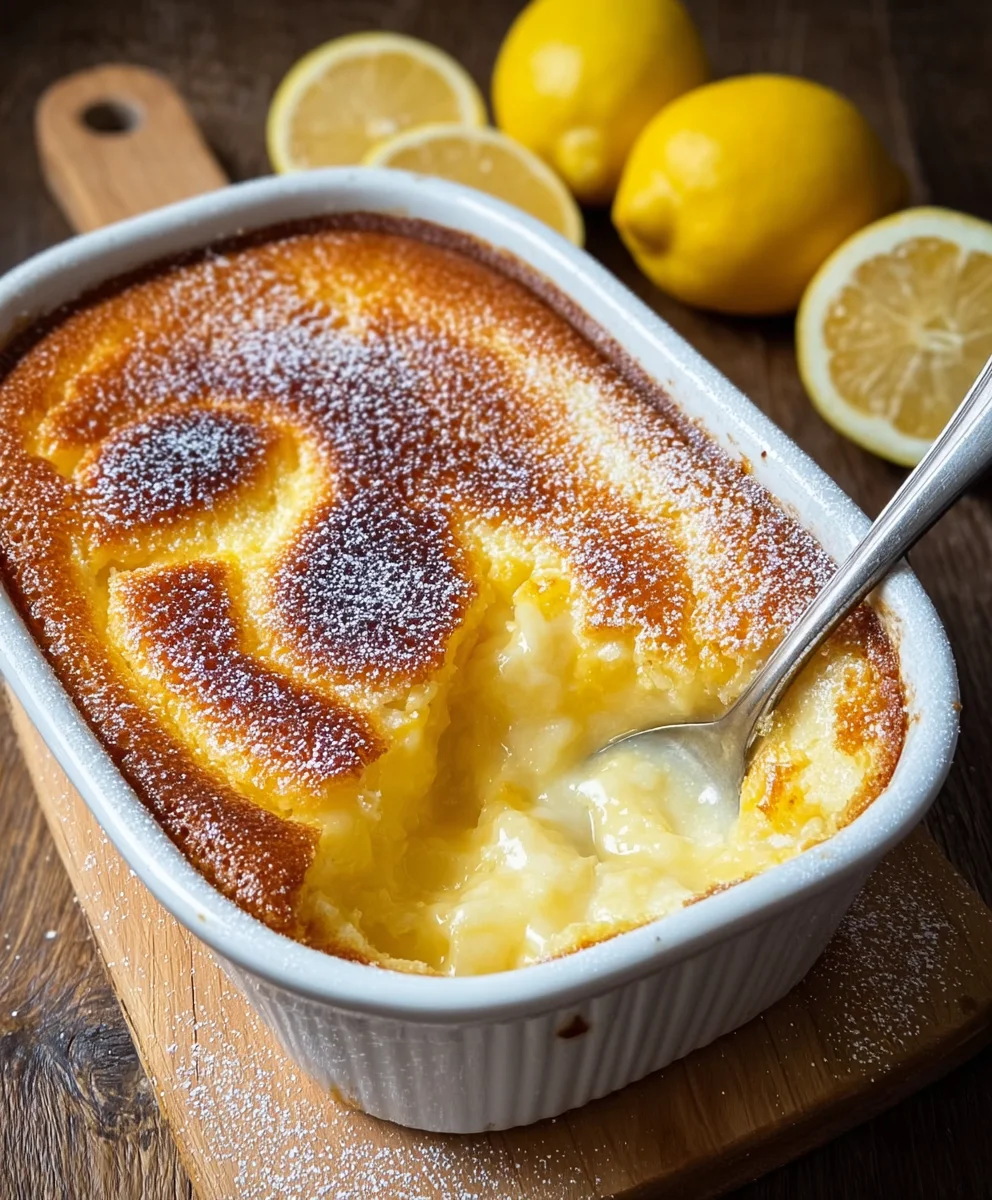 Jamie Oliver Self-Saucing Lemon Pudding Recipe