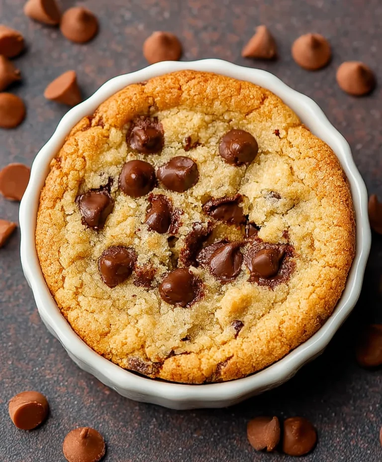 Quick Microwave Chocolate Chip Cookie Recipe-Fast Treat