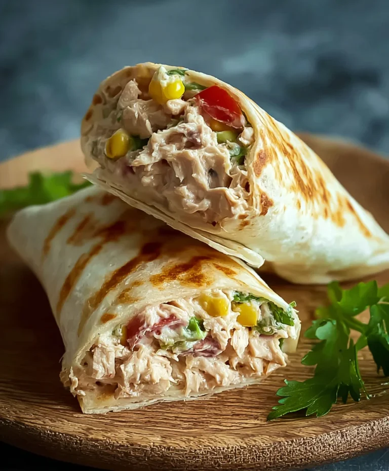 Quick Tuna Melt Wrap Recipe Easy Meal