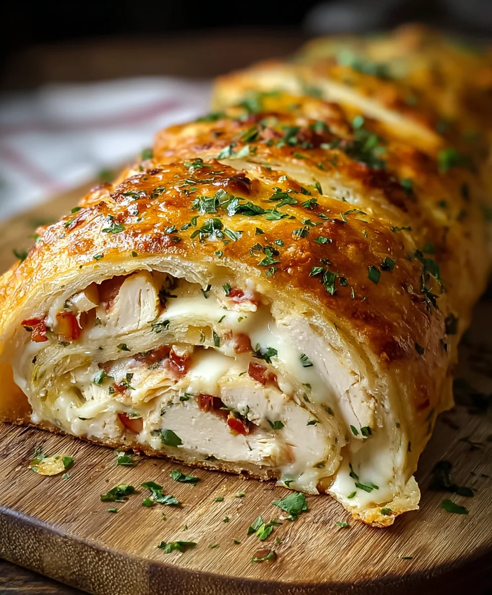 Easy Chicken Ranch Stromboli Recipe - Delicious & Quick