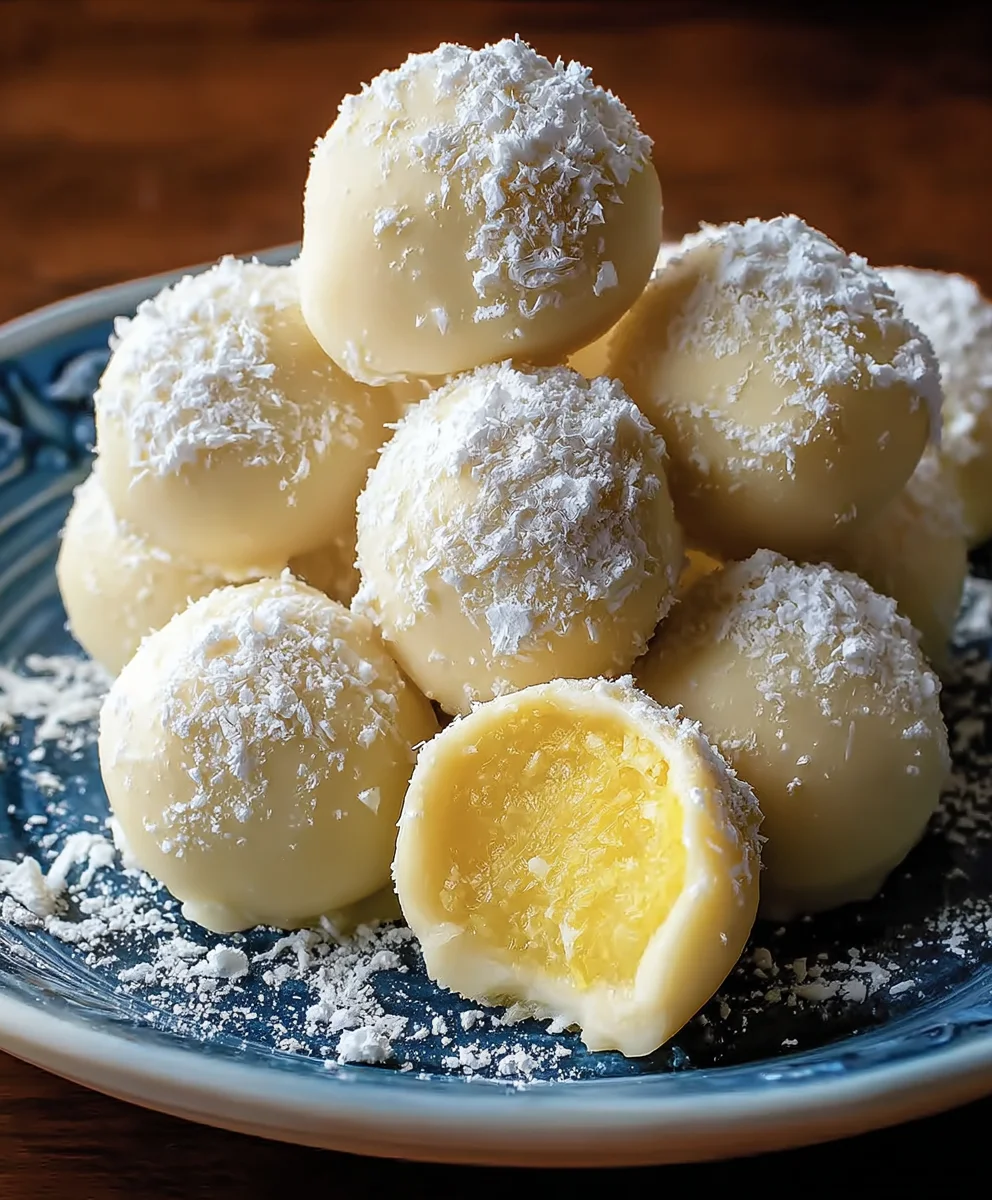 Easy Lemon Truffles - Delightful No-Bake Dessert