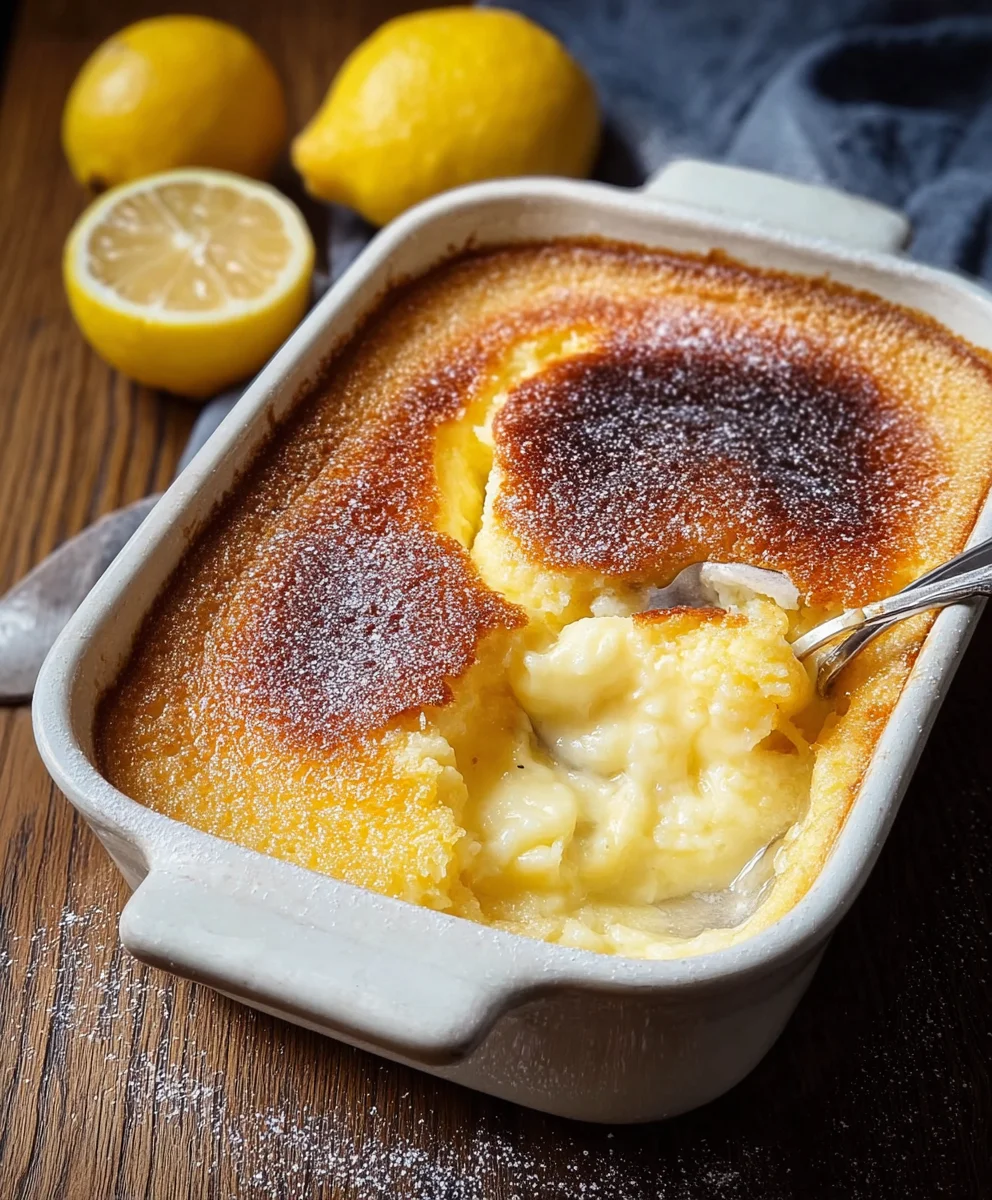 Jamie Oliver Self-Saucing Lemon Pudding Recipe