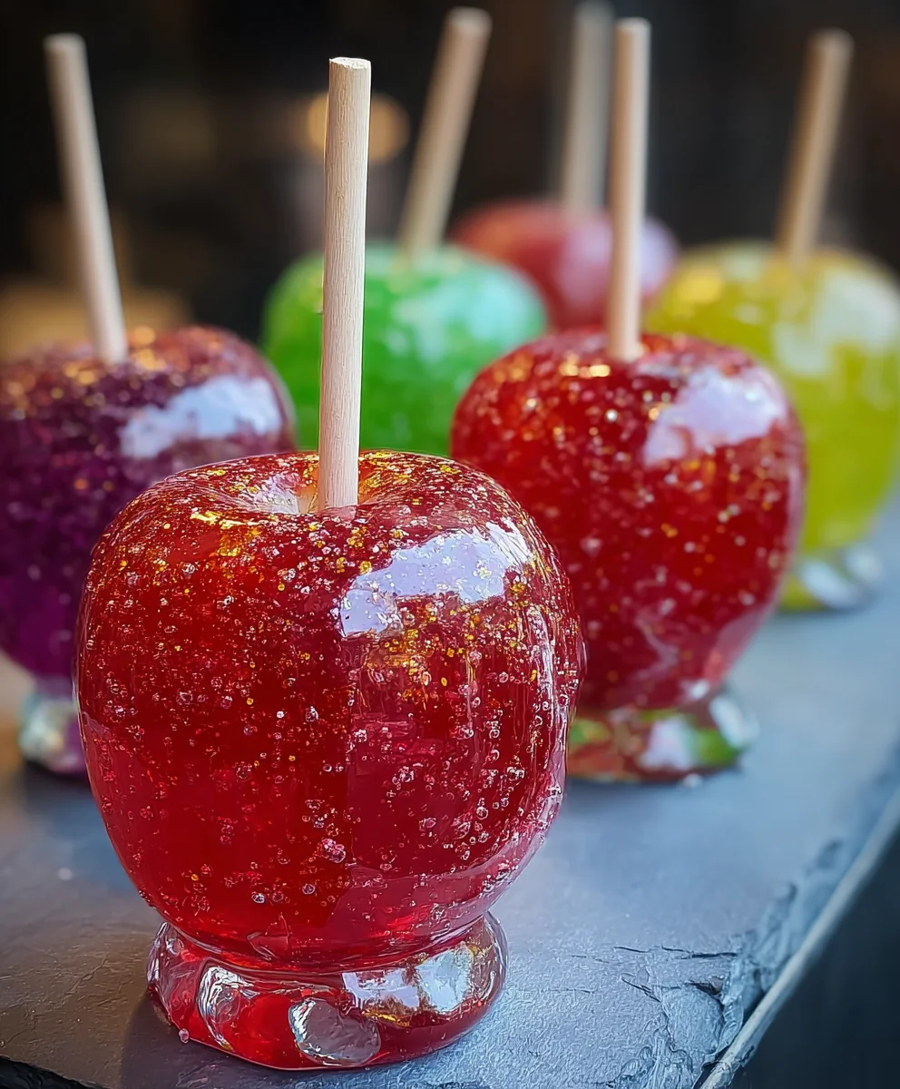 Jolly Rancher Candy Apples - Easy Homemade Treat