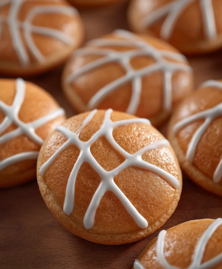 Easy Piping Basketball Cookies – Fun Sports Dessert