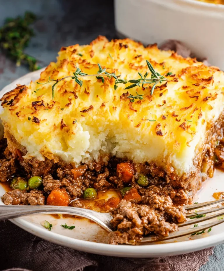 Classic Beef Shepherd’s Pie – Easy & Hearty Recipe