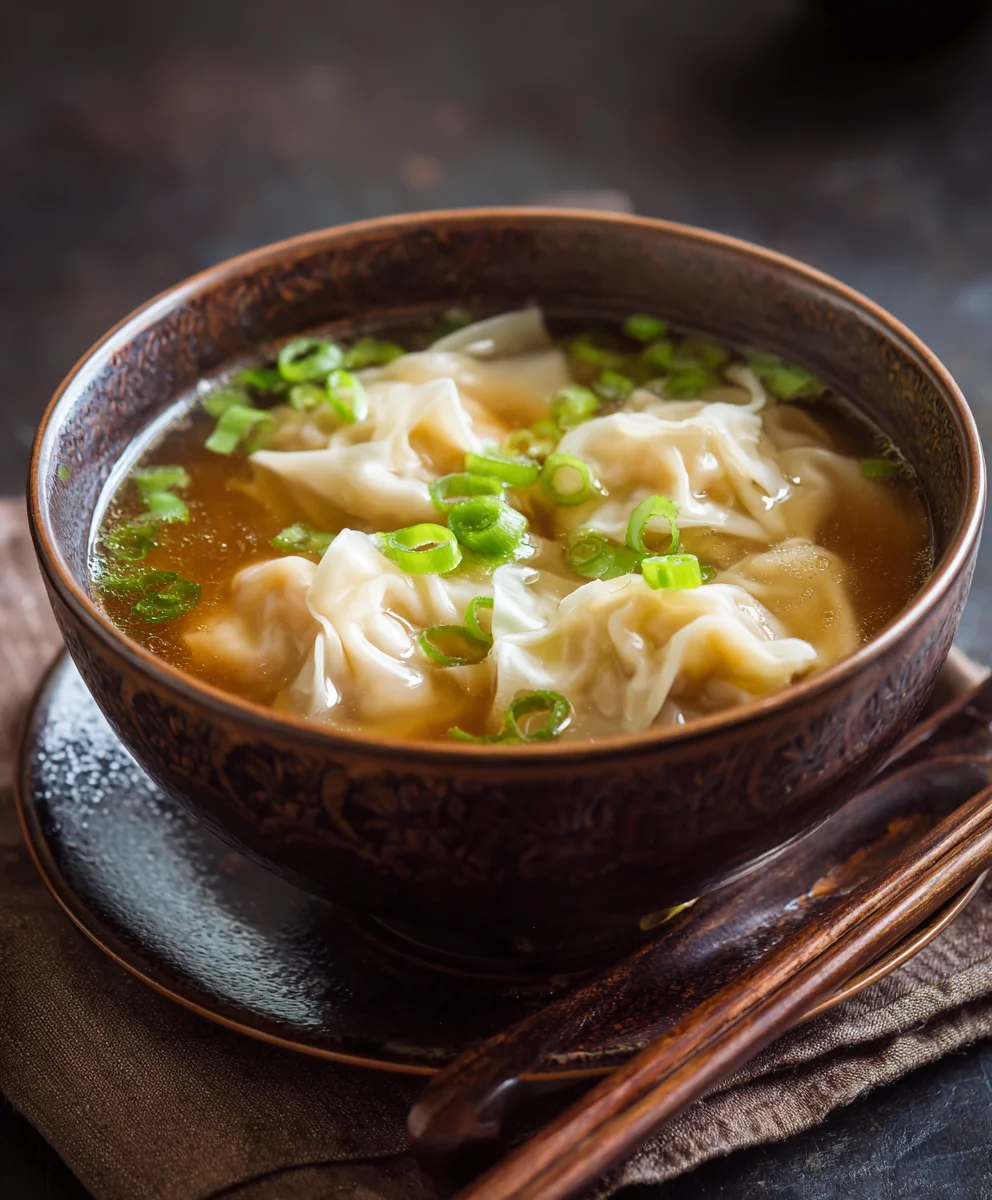 Easy Beef Wonton Soup Recipe-Quick & Comforting
