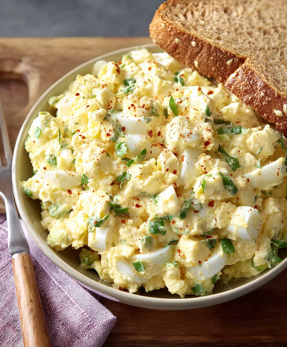 Simple Cottage Cheese Egg Salad - Easy Healthy Lunch