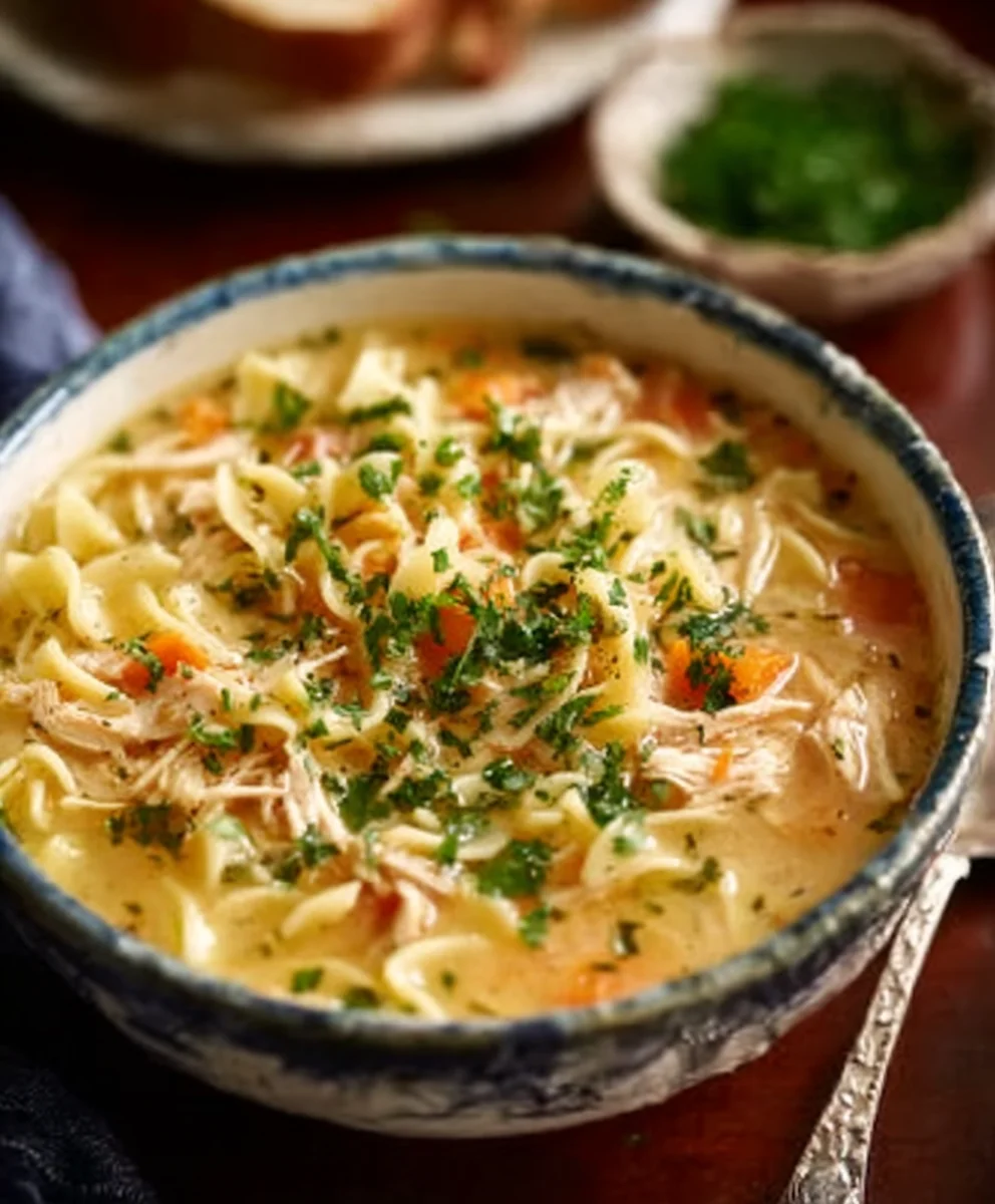 Crack Chicken Noodle Soup Easy Recipe