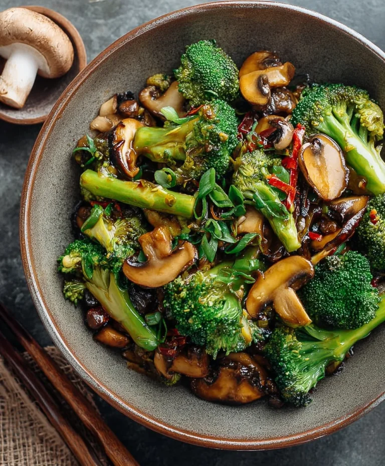 Easy Broccoli Mushroom Stir Fry – Quick Dinner