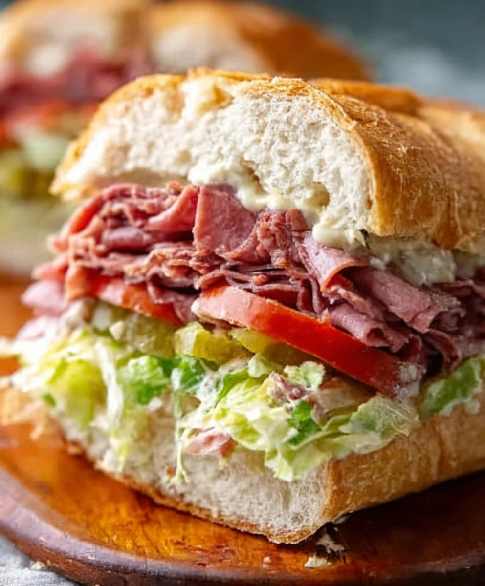 TikTok Viral Italian Grinder Beef Sandwich Recipe
