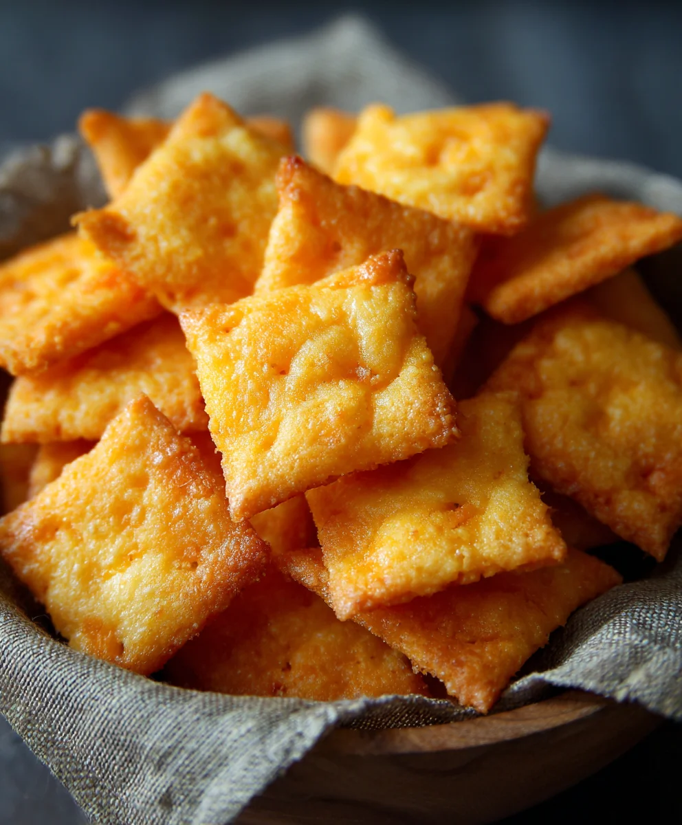 Homemade Cheez-Its Recipe-Delicious Cheddar Crackers