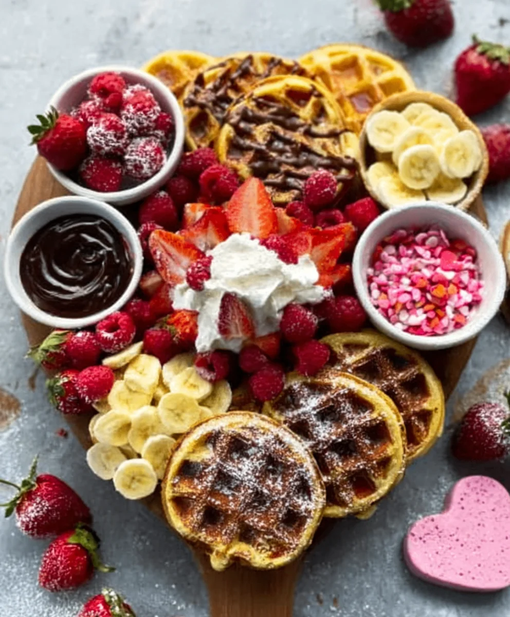 Vnon-alcoholic alentine's Day Waffle Board - Non-Non-Non-Alcoholic Alternativeic Delight