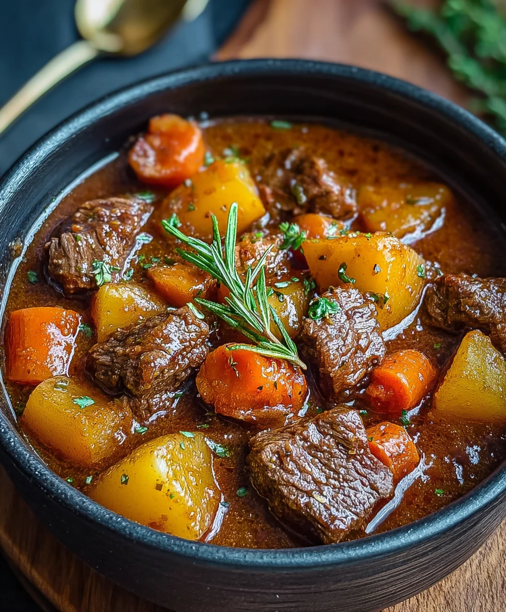 Hearty Homemade Beef Stew-Easy Delicious Comfort Food