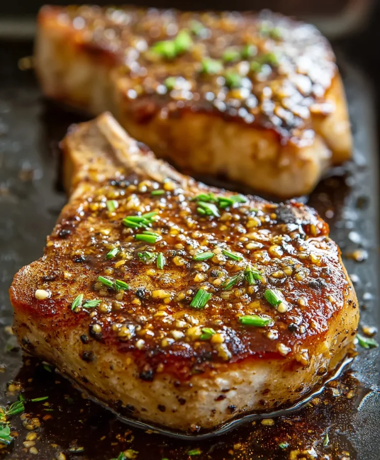 Easy Honey Mustard Beef Chops – Oven Baked