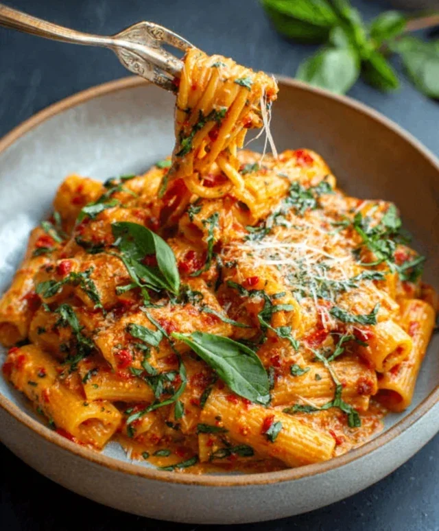 Creamy Tomato Garlic Pasta