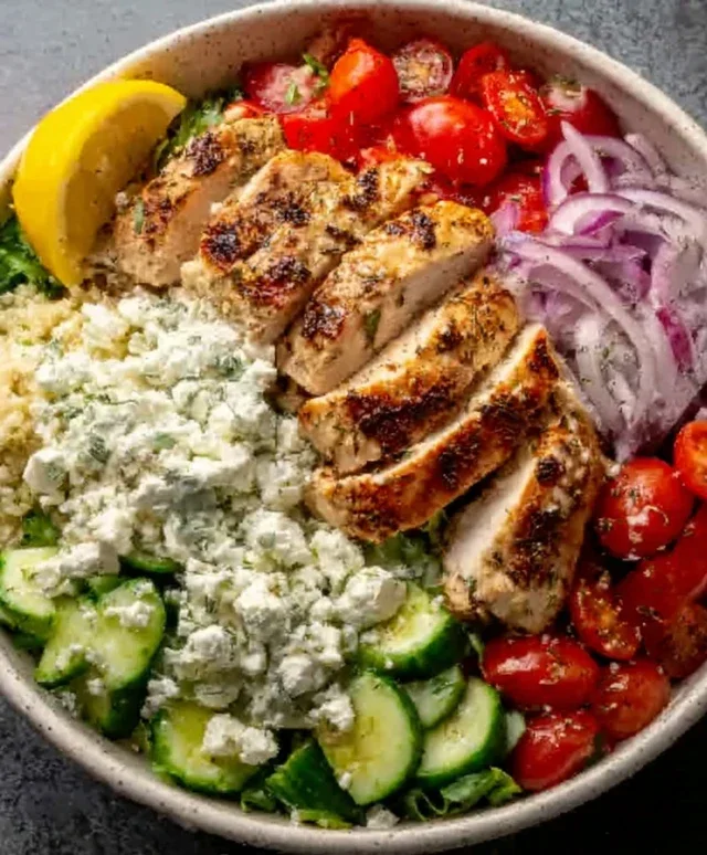 Greek Chicken Bowls