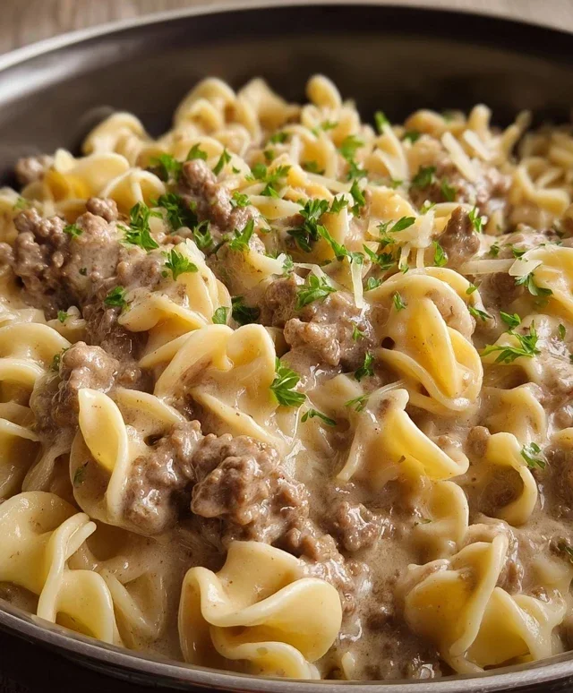 Ground Beef Stroganoff