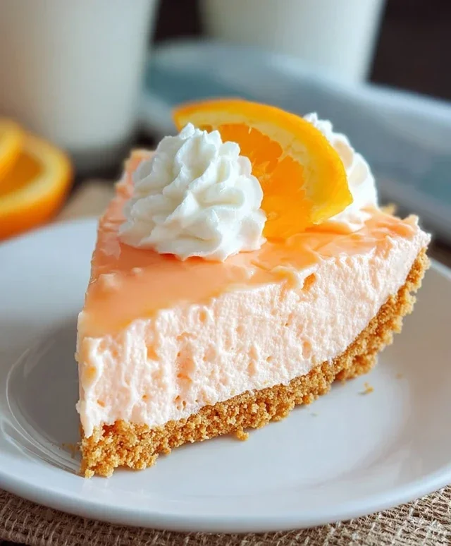 Jello Creamsicle Pie