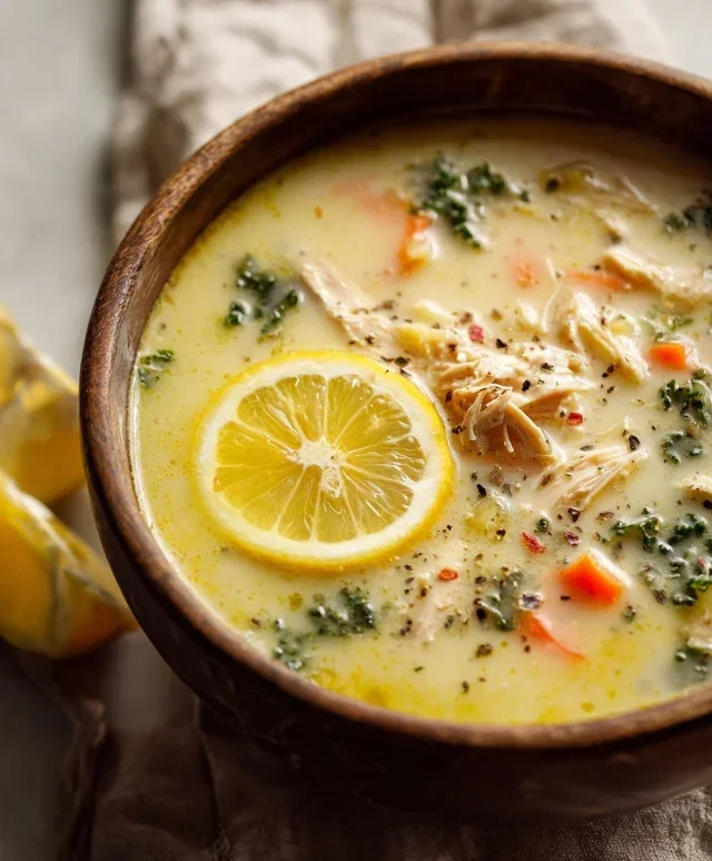 Greek Lemon Chicken Soup