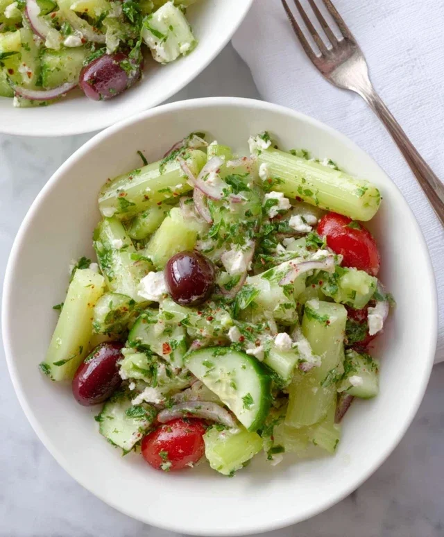 Mediterranean Celery Salad
