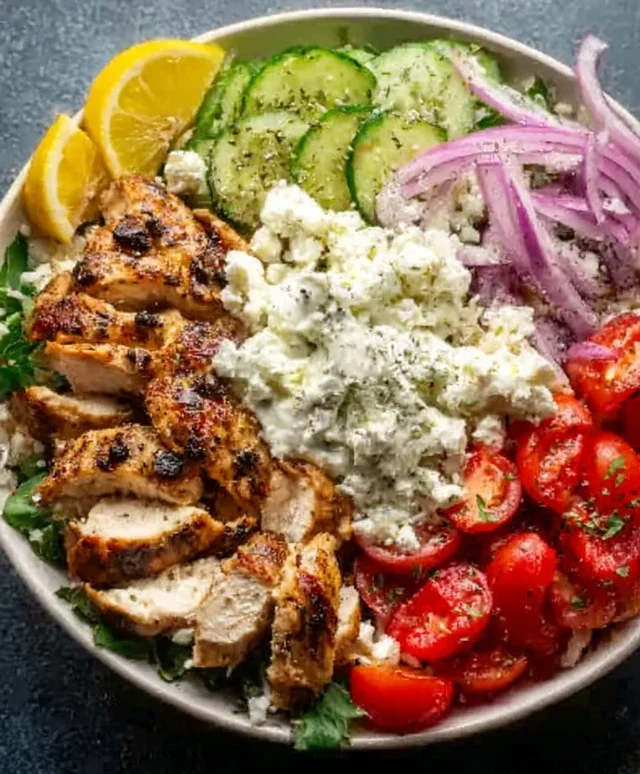 Greek Chicken Bowls