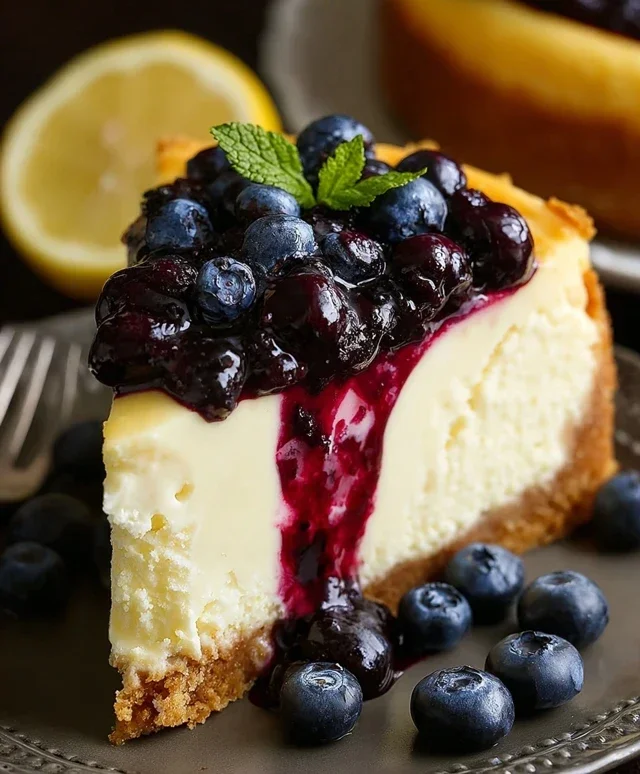 Lemon Blueberry Cheesecake