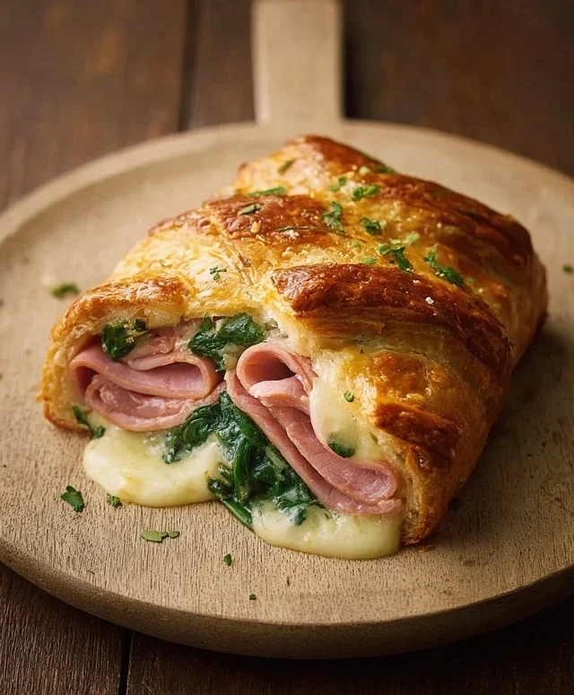 Beef Beef Ham and Cheese with Spinach