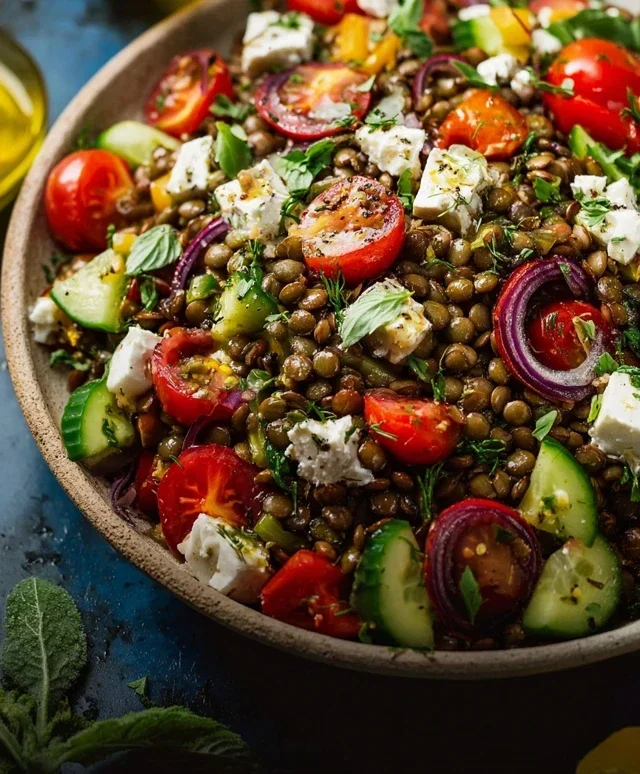 Mediterranean Lentil Salad