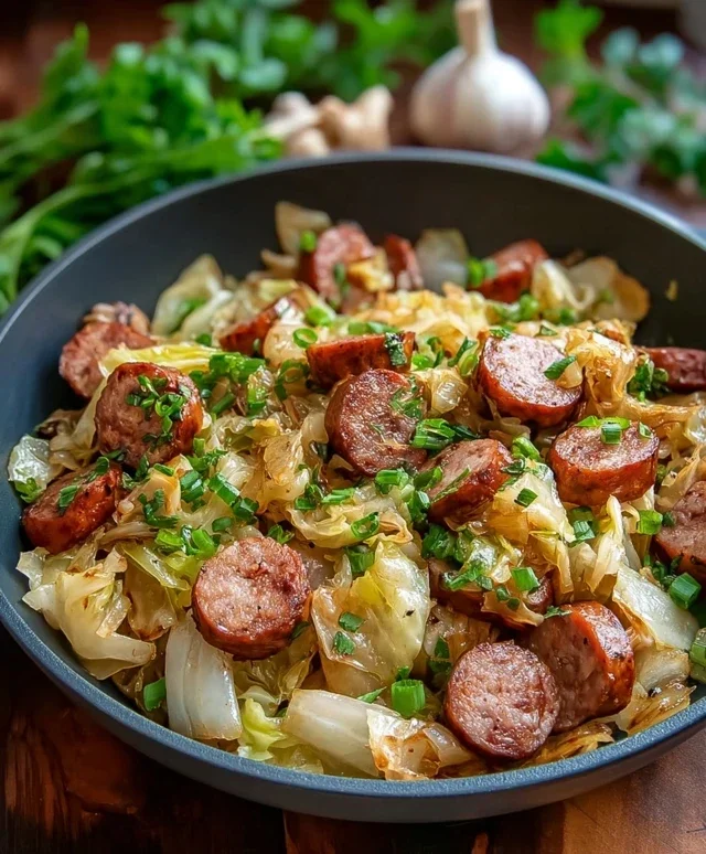 Easy Sausage and Cabbage Stir Fry