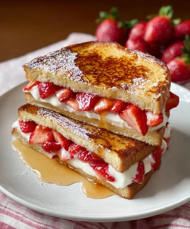 Strawberry Cheesecake French Toast