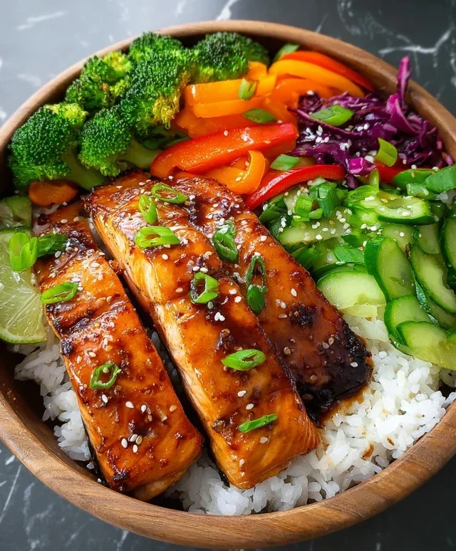 Meal Prep Teriyaki Salmon Rice Bowls