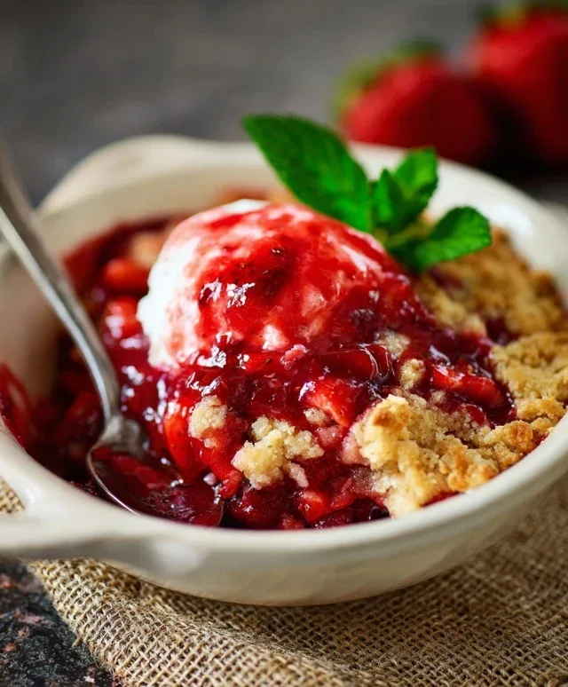 Strawberry Cobbler