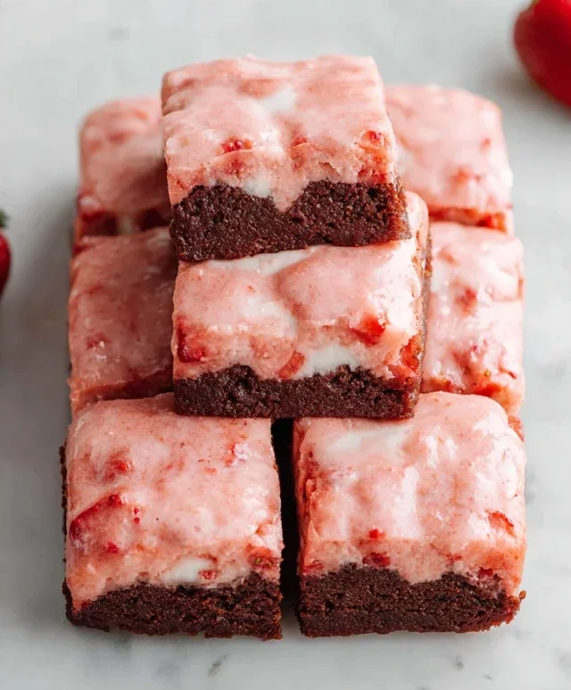 Strawberry Brownies