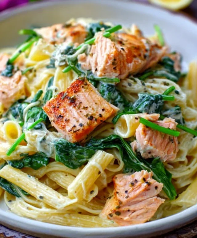 Salmon Spinach Pasta Dish: A Delicious and Nutritious Recipe to Try Today