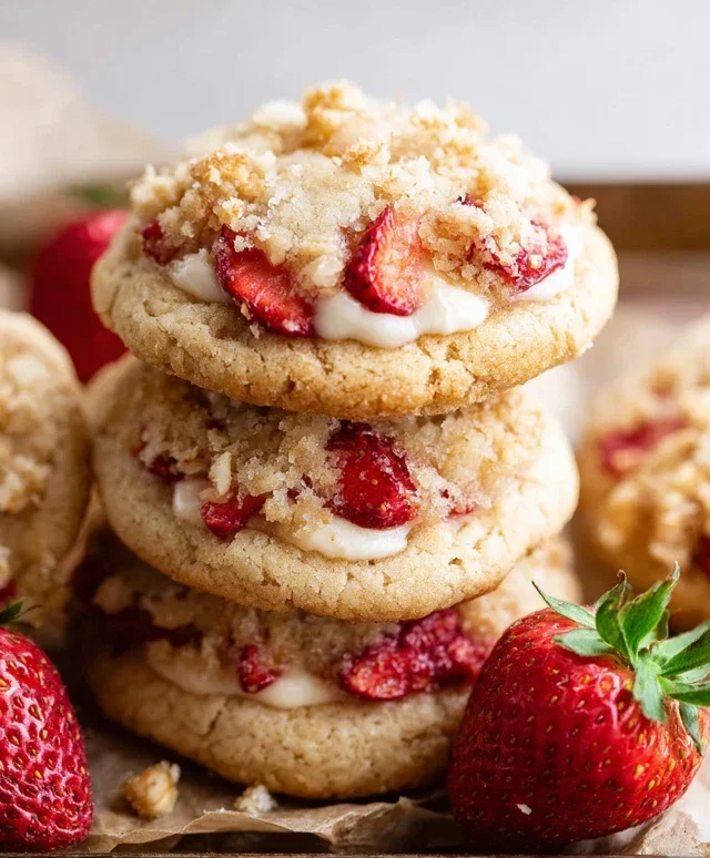Strawberry Shortcake Cookies
