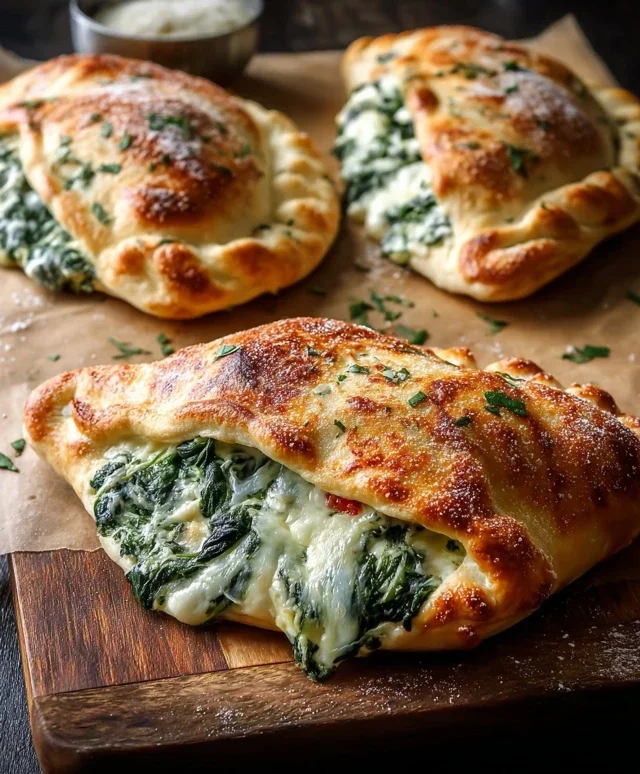 Ricotta Spinach Calzones