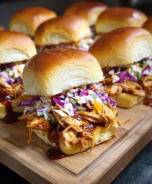 BBQ Chicken Sliders