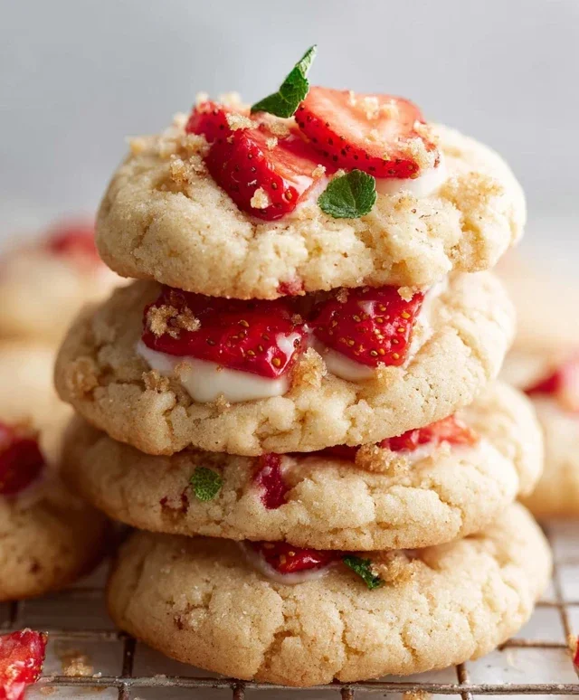 Strawberry Shortcake Cookies