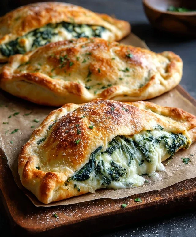 Ricotta Spinach Calzones
