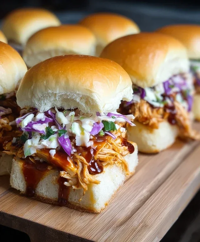 BBQ Chicken Sliders