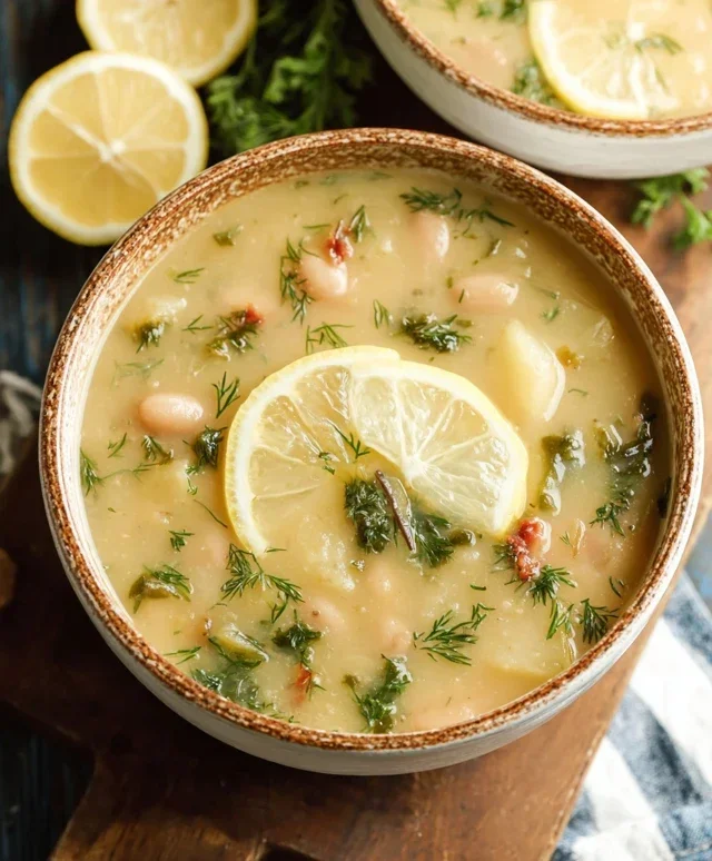 Lemon-Dill White Bean & Potato Soup