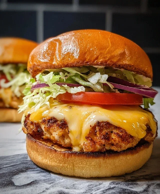 Ground Chicken Smash Burgers