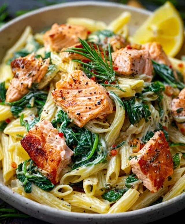 Salmon Spinach Pasta Dish: A Delicious and Nutritious Recipe to Try Today