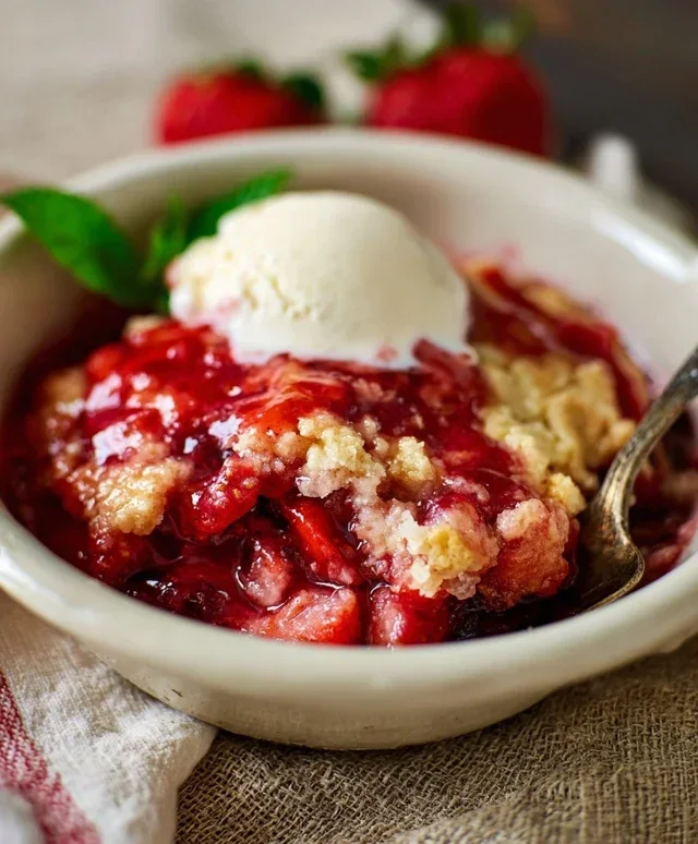 Strawberry Cobbler